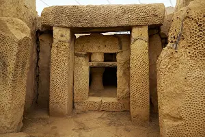 Chamber Prints: The Main trilithon at the South Temple of the Mnajdra Temples, Malta