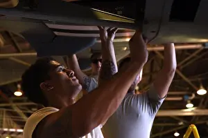 Maintenance professionals from the 432nd Aircraft Maintenance Squadron assemble the MQ-9 Reaper for the 2018 California