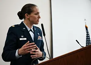 Assumption Prints: Maj. Susan Frank, 919th Special Operations Logistics Readiness Squadron commander