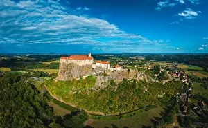 Styria Prints: The Majestic Fortress of Riegersburg: A Bird's Eye View: Burg Riegersburg