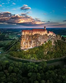 Styria Prints: The Majestic Fortress of Riegersburg: A Bird's Eye View: Burg Riegersburg