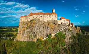 Styria Prints: The Majestic Fortress of Riegersburg: A Bird's Eye View: Burg Riegersburg