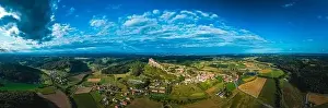 Styria Prints: The Majestic Fortress of Riegersburg: A Bird's Eye View: Burg Riegersburg