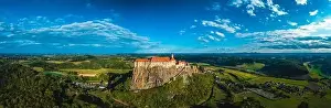 Styria Prints: The Majestic Fortress of Riegersburg: A Bird's Eye View: Burg Riegersburg