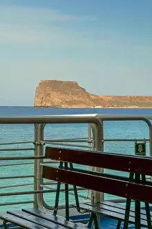 Rocky Landscape Prints: A majestic mountain peak on Gramvousa island in Crete