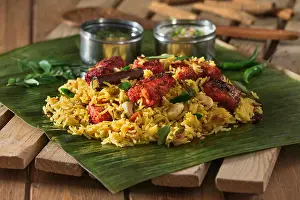 Tamil Nadu Prints: Malabar fish biriyani. Kerala and South India Food