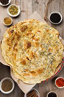 Layered Prints: Malawah or Malawach traditional yemeni bread