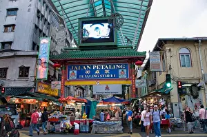 Malaysian Prints: Malaysia Malaysian Kuala Lumpur Chee Cheong Kai Chinatown china town chinese street night market centre restaurant food