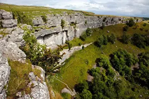Riverbed Prints: Malham Cove Yorkshire Dales England UK