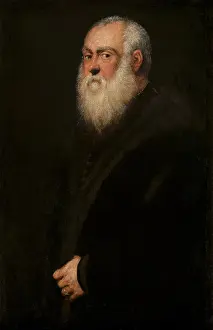 Tintoretto Prints: Man with a White Beard, c. 1570. Artist: Tintoretto, Jacopo (1518-1594)