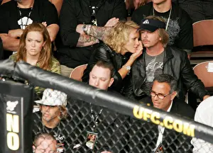 Mixed Martial Arts Prints: Mandy Moore, left, David Spade