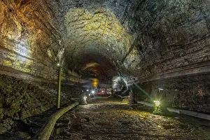 South Korea Prints: Manjanggul Cave at Jeju island, Republic of Korea