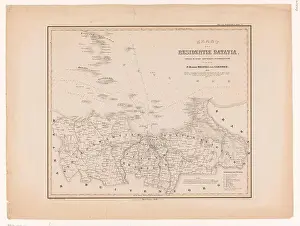 Measurements Prints: Map of the Batavia Residence on Java, F