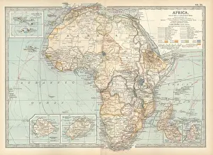 Madagascar Prints: Map of colonial Africa