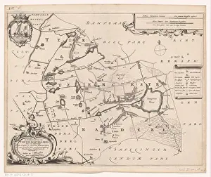 1664 Prints: Map of the Grietenij Tietjerksteradeel