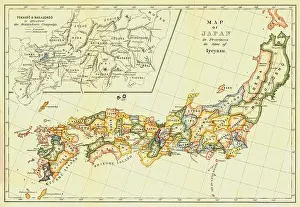 Edo Period Prints: Map of Japan in Provinces in time of Iyeyasu