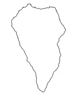 Pale Prints: map of la palma