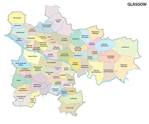 map scottish city glasgow all neighborhoods city Trending Item 4
