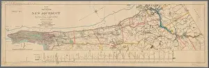Isaac Prints: Map showing the route of the new aqueduct from Central Park to Croton Dam: together with proposed reservoirs