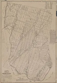 Commissioners Prints: Map of the town of Morrisania, issued in 1871 by the Commissioners of Morrisania