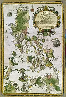Cristianismo Prints: MAPA DE LAS ISLAS FILIPINAS - 1744