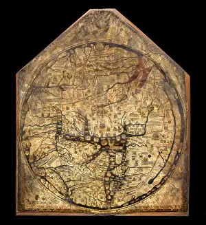 Vellum Prints: Mappa Mundi in Hereford Cathedral