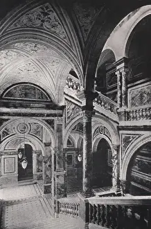 1901 Prints: Marble Staircase, City Chambers, Glasgow