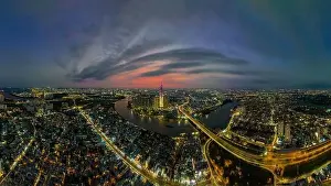 Ho Chi Minh City Prints: March 12, 2023: panoramic view of Landmark residential area