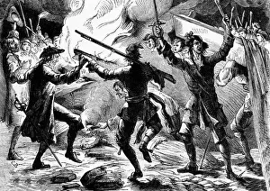 Flames Prints: In March, 1710, the London mob cheered