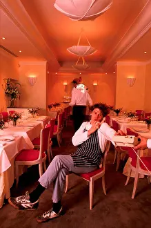 Personality Prints: MARCO PIERRE WHITE IN HARVEY'S RESTAURANT LONDON 1989