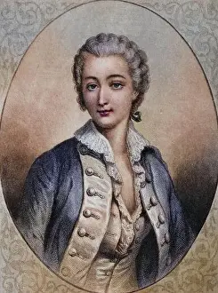 Colouring Prints: Marie Jeanne, comtesse du Barry (geb)