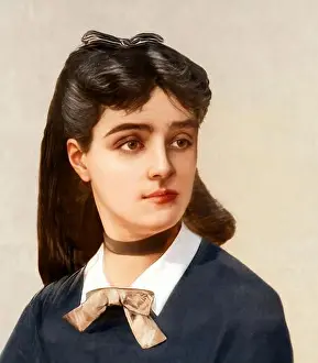 Marie-Sophie Germain, 1776 –1831, French mathematician, physicist and philosopher, digitally edited