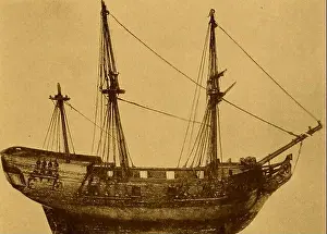 Bookdecade1920 Prints: The Marine room of the Peabody Museum of Salem