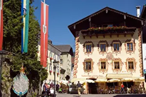 Sankt Prints: Market place with Cafe Konditorei Wallner