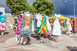Cruise Vacation Prints: Market Place in Philipsburg, Sint Maarten (Saint Martins), Netherland Antilles