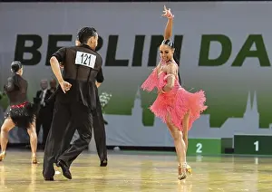 Physical Fitness Prints: Markus Heffner and Marina Scharin-Mehlmann from Germany at the WDSF European Championship Senior I in the Max Schmeling