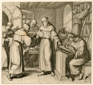 Theology Prints: Martin Luther as a Vicar-General of the Augustiner monastery