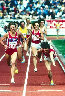 Athlete Prints: Mary Decker competing in the 1500m at the 1983 World Track and Field Championships