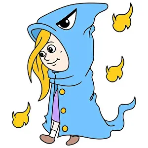 Walks Prints: the masked magician walks sneaking around