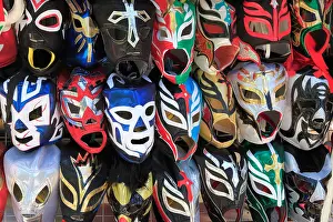 Masks Prints: Masks worn by Lucha Libre professional wrestlers