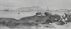 Red Sea Prints: Massawa. General view of the port city on the shores of the Red Sea