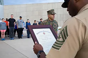 Commitment Prints: Master Gunnery Sergeant is the highest enlisted rank in the United States Marine Corps pay grade E-9