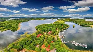 Masuria - the land of a thousand lakes in north-eastern Poland