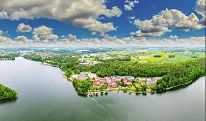 Masuria Prints: Masuria - the land of a thousand lakes visible from the bird's eye view