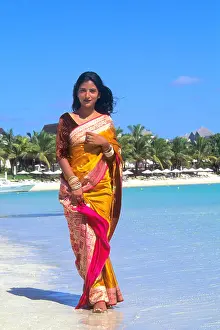 Voyages Prints: Mauritius Mauritian Indian Woman