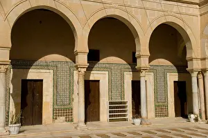 Mausoleum Prints: The Mausoleum of Sidi Sahbi or Zaouia of Sidi Sahab in Kairouan, Tunisia