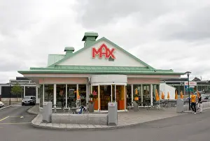 Burger Prints: max burger swedish fast food chain restaurant junk