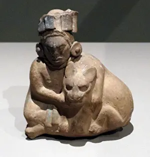 Maya Prints: Mayan figurine, from Jaina, Campeche