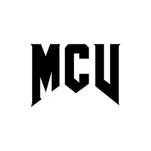 Minimalist Logo Prints: MCV letter logo design for technology company