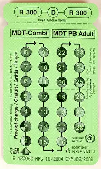 Pills Prints: MDT-Combi Use: for treatment of paucibacillary leprosy Manufacturer: Novartis